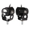 Pair Motorcycle LED Spotlight High Low Beam Yellow White Light