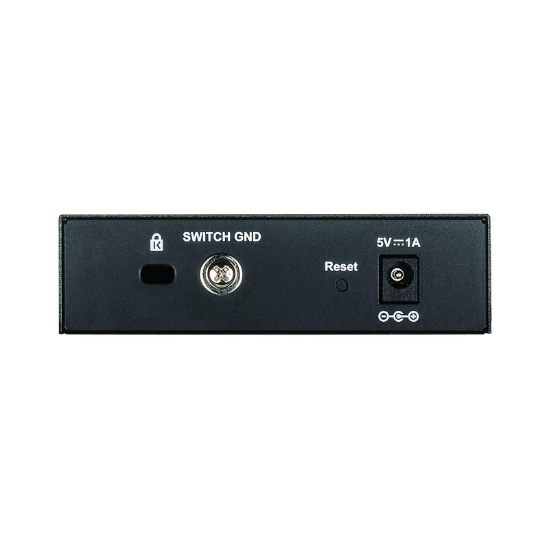 D-Link DGS-1100-05V2 5-Port Gigabit Smart Switch (10/100/1000 Mbit/s, Fanless, Metal