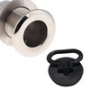 2 Pieces Plastic Sink Plug with Easy Lift Grab Handle,Anti-Smell