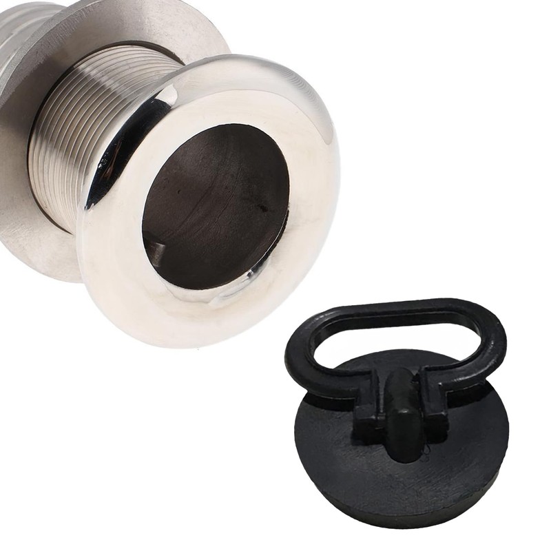 2 Pieces Plastic Sink Plug with Easy Lift Grab Handle,Anti-Smell