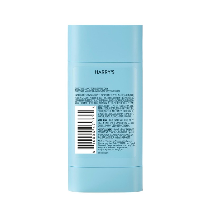 Harry's Extra - Strength Antiperspirant - Odor & Enhanced Sweat