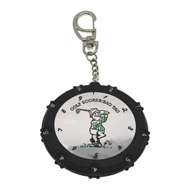 QHALEN Golf Score Counter 18 Hole Golf Score Stroke Shot Counter Keeper Round Score Tag Tag Clip with Keychain Color 2