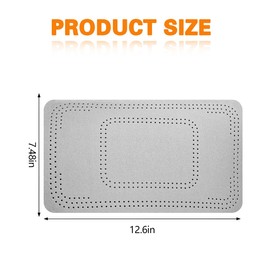 KHGUZ Car Center Console Cover, Leather Vehicle Armrest Seat Box Protection Cushion Pad, Comfortable Waterproof Auto Arm Rest Decorative Protector Mat, Universal for SUV, Truck, RV（Light Gray）