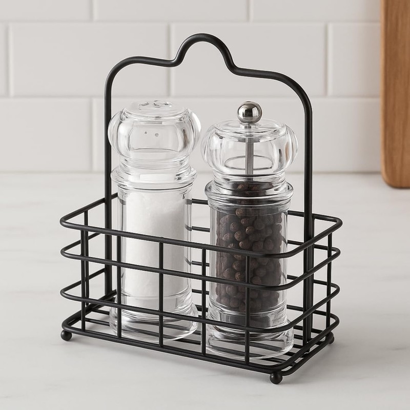 PARENCE.- Set di saliere e pepiere - Macinapepe ed eleganti