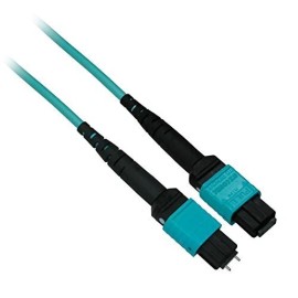 RiteAV MPO 40Gb 50/125 OM4 Multimode Fiber Optic Cable 8 Fiber-2M Male-Female Type B