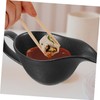 LALADEFIEE Black Gravy Boat - Mini Pourer for Home Tableware