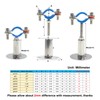 Kodilin 4PCS 304 Stainless Steel Wall Mount Ceiling Mount Pipe