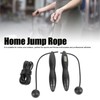 Black Smart Electronic Jump Rope with Counting Function Adult Fitness
