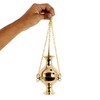 Brass Hanging Incense Burners Censer/Charcoal Incense Brass Burners, 7" High