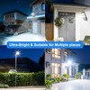 TEXTHELL 7000W Solar Street Lights Outdoor 2 Pack, 5500K Solar