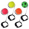 Tangseajiao 1pc Green Wrist Return Ball with String Adjustable Bounce