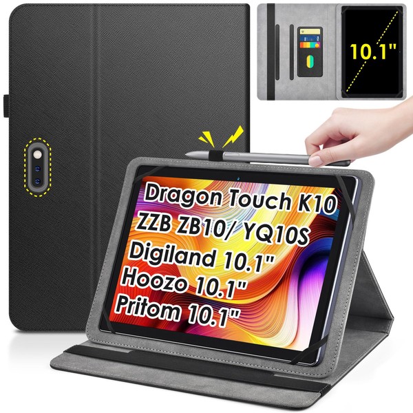 DETUOSI 10.1 inch Tablet Case for ZZB ZB10 10.1 inch,