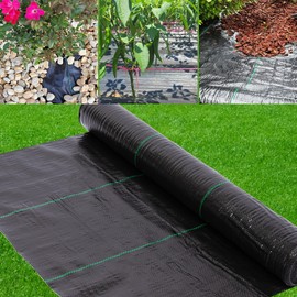 AGGAFA Premium Heavy Duty Weed Barrier Fabric for Landscaping, Farming, Gardening and Agriculture (2FT X 30FT)