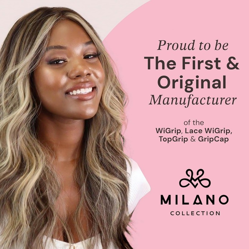 MILANO COLLECTION LaceTop Grip Comfort Band for Toppers Hair &