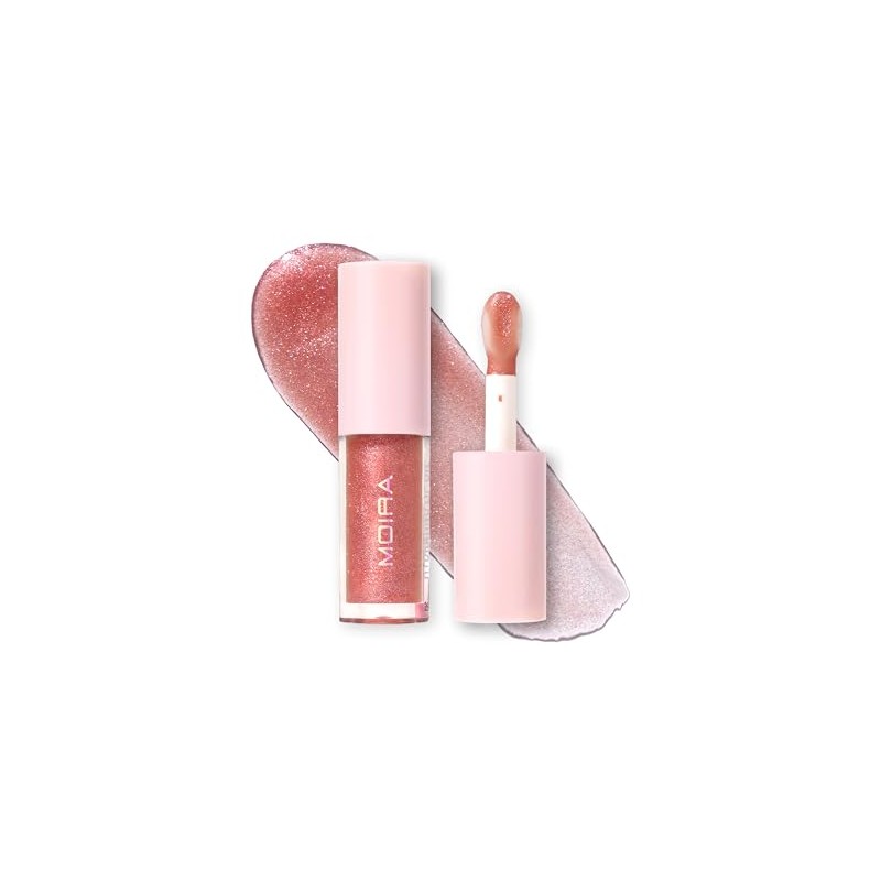 Moira Lip Oil Glow Getter Hydrating (004, Tickled Pink)