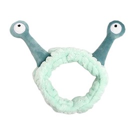 Appuivbt Diadema Con Forma De Antena Y Ojos De Caracol, Banda Para El Pelo De Felpa Para Lavarse La Cara, Aro Para El Pelo, Maquillaje, Turbante, Bandana Para Mujeres Y Gn 1 Unidad (Paquete De 1)