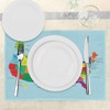 Lunarable USA Place Mats Set of 4, Map of America