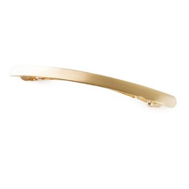 JewelVOX Barrette, Hair Clip, Hair Accessories, Semi-Mat, Women's, Fine, Popular, Stylish, Adult (Gold)