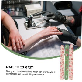 WOONEKY 2sets Nail Art Boards Christmas Nail Files for Manicure Polishing Grit Xmas Nail Files Polisher for Home Use 12pcs*2