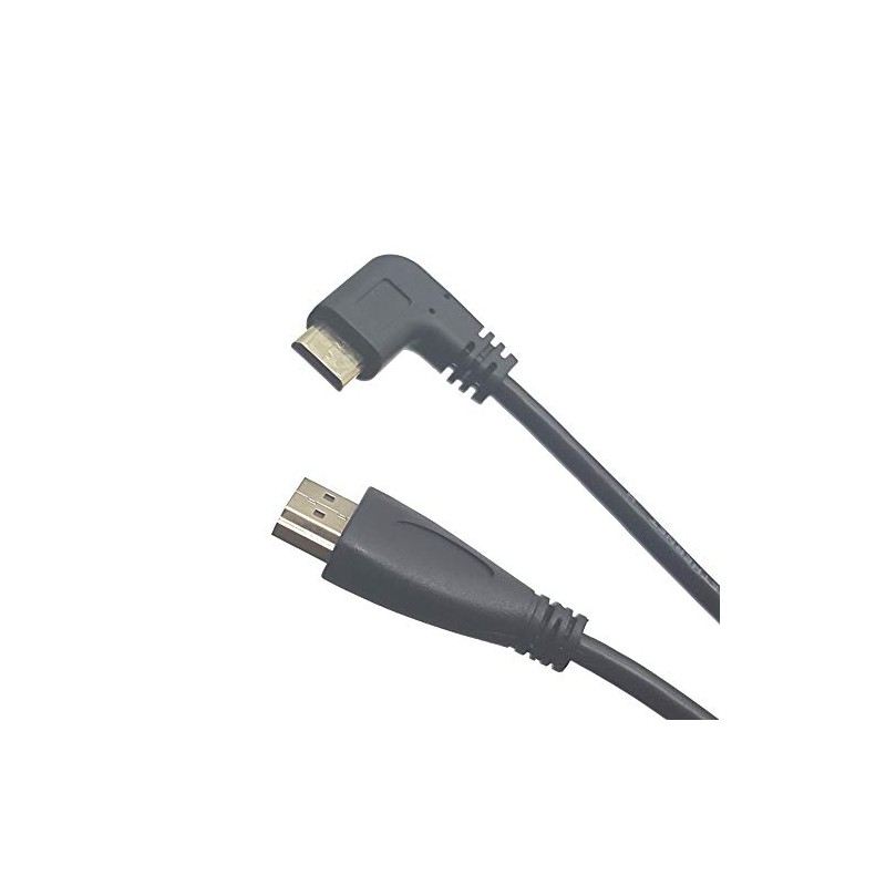 Seadream Right Angle Mini HDMI to HDMI Cable, 90 Degree