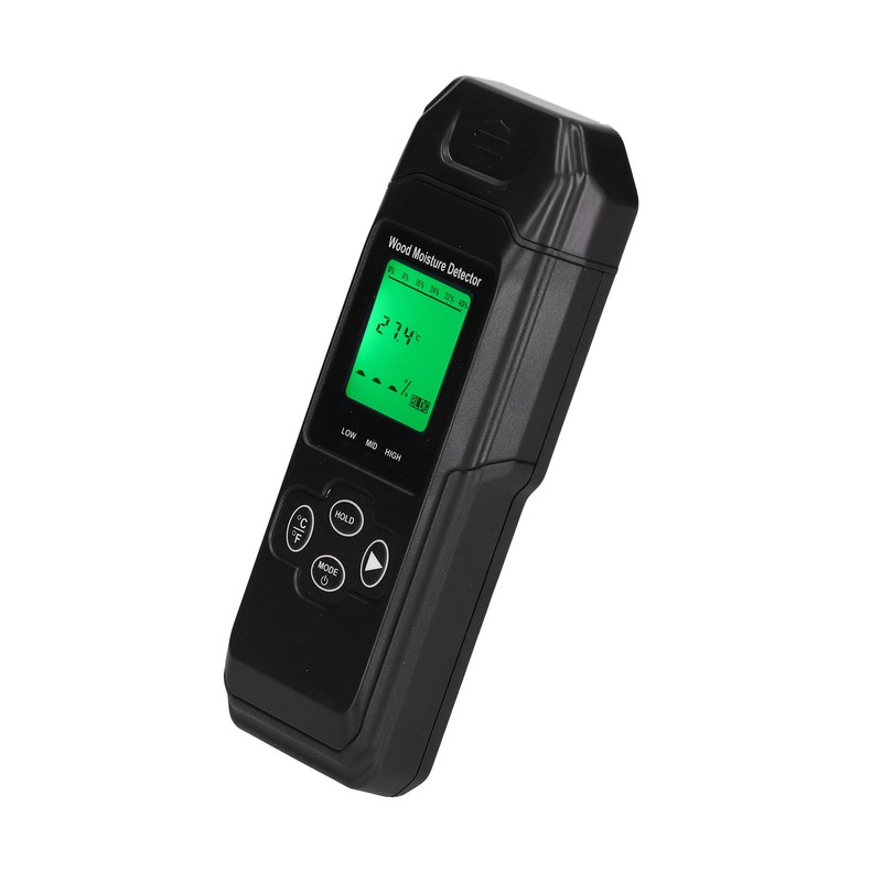 Wood Moisture Tester Building Materials Moisture Enviroment Temperature Detection with