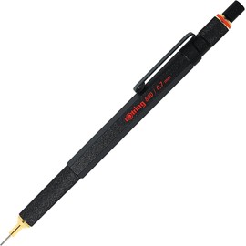 rOtring 800 Mechanical Pencil 0.7mm Black with Extra Tikky Leads HB 0.7mm 1904446