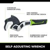 Der Erwachte Multi-function Adjustable Pipe Wrench Set, 2-Piece, Quick Self-Adjusting,