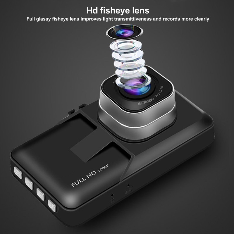 Dash Cam Car Front Dashboard HD 1080P Camera Recorder with
