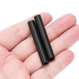 LUAATT Sun Visor Repair Kit,4 Packb ABS Repair Tube for Jeep Wrangler JK JKU (07-17) Driver & Passenger Side Sunvisor(Black)