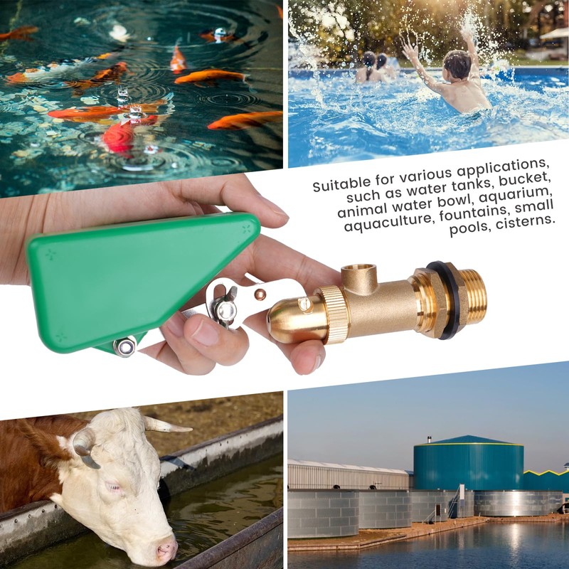 3/4 Inch Float Valve, Brass Water Float Valve for Water