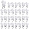 40 Pcs Curtain Track Roller Hooks Curtain Rail Ceiling Gliders