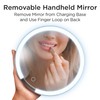iHome Makeup Mirror with Lights and Bluetooth Speaker, Travel Mirror