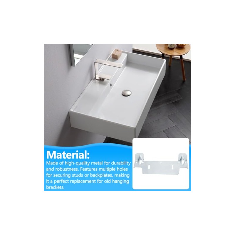 382430-1120A Steel Hanging Bracket Wall Hung Sink Bracket for Wall-Mounted