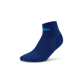 CEP - Short running socks with compression for women, Core 5.0 low cut, optimal blood circulation, faster recovery and blister-free running, dark blue, M