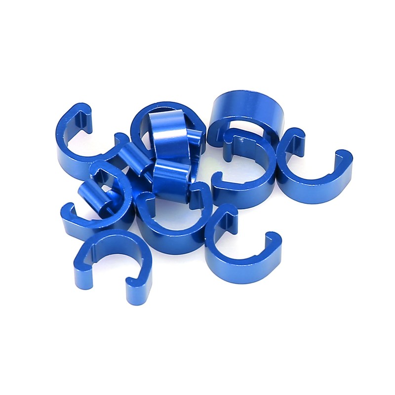 X AUTOHAUX 10pcs Bicycle Brake Cable Clip C Style Clamp