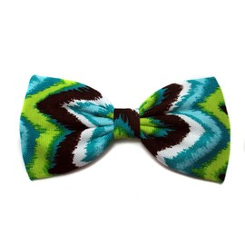 Earth Tone Tribal Chevron Hair Bow (Alligator Clip)