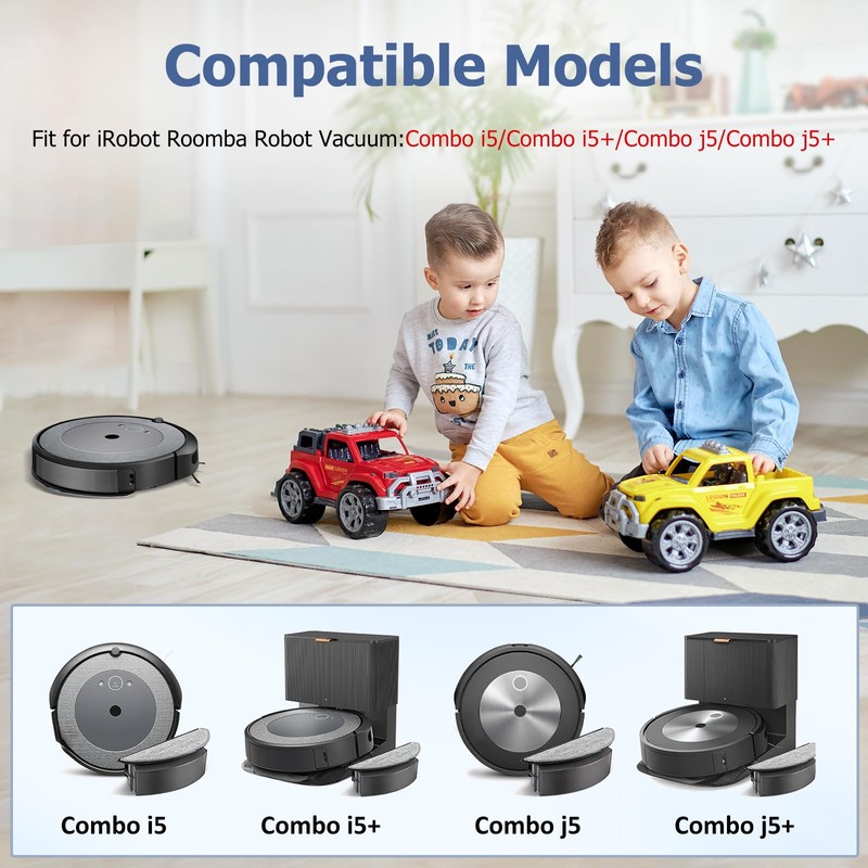 6 Pack Replacement Mop Pads for irobot Roomba Combo i5