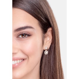 SOFIA MILANI - Women's Earrings 925 Silver – Zirconia Earrings, Sterling Silver, Cubic Zirconia