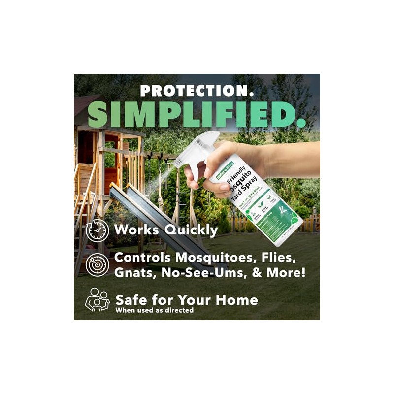 Eco-Friendly Mosquito Yard Spray – Helps Deter Mosquitoes from Yards,