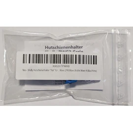 DIN Rail Holder "Flat" for 18 Shellys: 1 Gen3,1PM Gen3,2PM Gen3,i4 Gen3,Plus 1,Plus 1PM,Plus 2PM,Plus i4,Plus 0-10V Dimmer,Wave 1,Wave 1PM,Wave 2PM,Wave Shutter,Wave i4 (Blue)