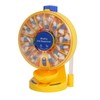 Daily Pill Organizer with One-Touch Button & Child Lock for