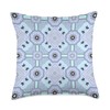 Blacklinesw9 Pale Blue Oriental Pattern with kiku and sayagata Throw