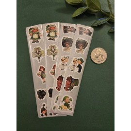 Unbranded 20 Cute Vintage Style St Patrick's Day Stickers/Small St Patrick's Day Stickers