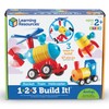 Learning Resources 1-2-3 Build It! Rocket-Train-Helicopter, Toddler Building Toy, 17