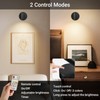 TaoFiaCo Spotlights Indoor, Wireless Uplighting Indoor with Remote Dimmable, Rechargeable