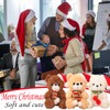 23cm Christmas Teddy Bear Dolls Plush Toy,9" Cute Brown Christmas