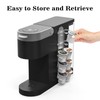 NiHome Acrylic Coffee Pod Holder for Keurig, Side Mount Coffee