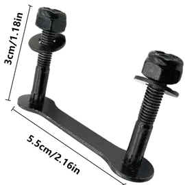 FZGLHQQ Skateboard Bolts Four Wheel Skateboard Truck Bridge Hardware Mounting Screws Bolts Longboard Bridge Nail Bolts Nuts Longboard Repair Rebuilding Kit for Skateboard Cruiser