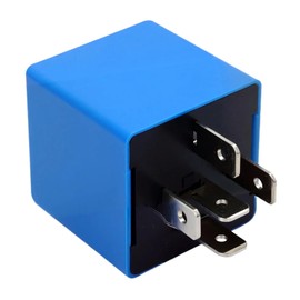 2Pack F65B-13350-AA 5-Pin Flasher Relay, Replacement 5C3T-13350-AA TBB89,Fix Fast Hyper Flash for Turn Signals & Hazard Warnings,Compatible with Ford, Lincoln, Mercury