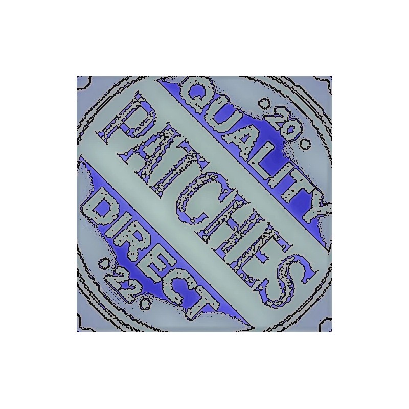 V. President V. President Biker Title Rank Tag Embroidered Iron